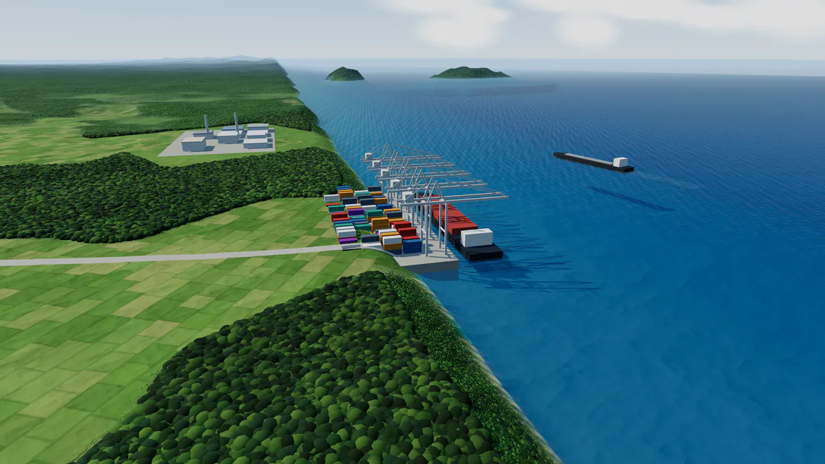 Pelabuhan industri internasional